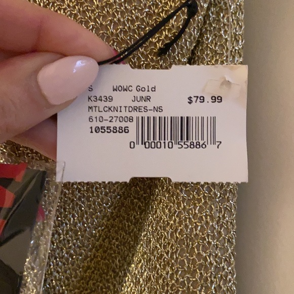 WOW Couture strapless gold party dress - Picture 9 of 9